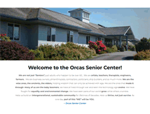 Tablet Screenshot of orcasseniors.org